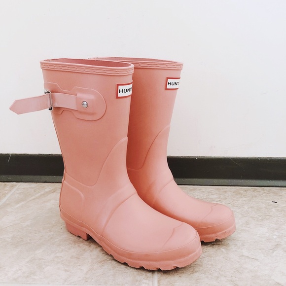 Hunter Shoes - Pink Hunter Rain Boots
